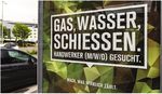 Le détournement d'affiches publicitaires - de la Bundeswehr