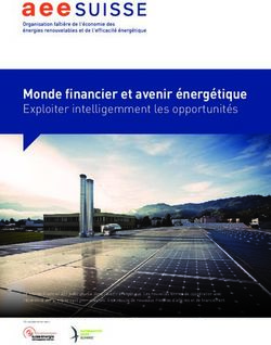 Monde financier et avenir énergétique - Exploiter intelligemment les opportunités - AEE Suisse