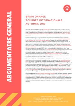 BRAIN DAMAGE TOURNEE INTERNATIONALE AUTOMNE 2018 - ARTIK UNIT AGENCY