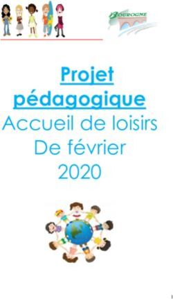 Projet pédagogique Accueil de loisirs De février 2020 - Bourogne