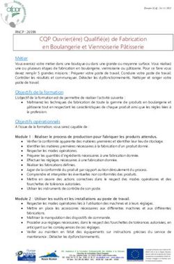 CQP Ouvrier(&egrave;re) Qualifi&eacute;(e) de Fabrication en Boulangerie et Viennoiserie P&acirc;tisserie