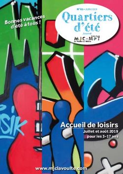 Accueil de loisirs Juillet et août 2019 pour les 3-17 ans - Quartiers - MJC-MPT La Voulte-sur-Rhône
