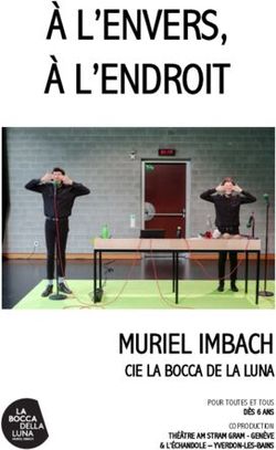 À L'ENVERS, À L'ENDROIT - MURIEL IMBACH CIE LA BOCCA DE LA LUNA