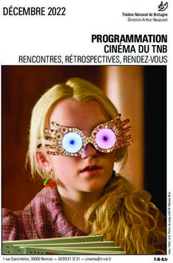 PROGRAMMATION CIN&Eacute;MA DU TNB - RENCONTRES, R&Eacute;TROSPECTIVES, RENDEZ-VOUS D&Eacute;CEMBRE 2022