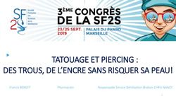 TATOUAGE ET PIERCING : DES TROUS, DE L'ENCRE SANS RISQUER SA PEAU! - FRANCISBENOIT PHARMACIEN RESPONSABLESERVICESTÉRILISATIONBRABOISCHRUNANCY - SF2S