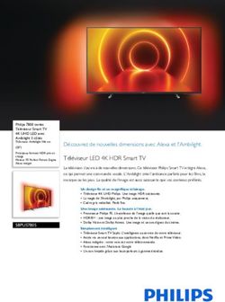 Téléviseur LED 4K HDR Smart TV - Philips