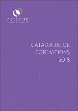 CATALOGUE DE FORMATIONS 2018 - netecise.fr