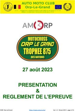 PRESENTATION REGLEMENT DE L'EPREUVE - 27 ao&ucirc;t 2023