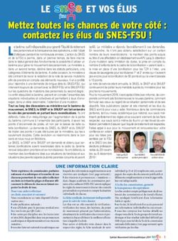 LE ETVOSÉLUS Mettez toutes les chances de votre côté : contactez les élus du SNES-FSU !