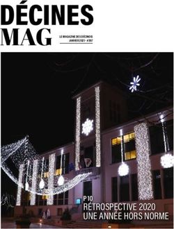 D&Eacute;CINES MAG LE MAGAZINE DES D&Eacute;CINOIS - R&Eacute;TROSPECTIVE 2020 UNE ANN&Eacute;E HORS NORME