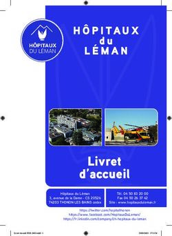 Livret d'accueil - d u - Hôpitaux du Léman