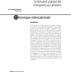 La formation pratique des enseignants au Cameroun