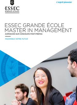 ESSEC GRANDE ÉCOLE MASTER IN MANAGEMENT - ADMISSION SUR CONCOURS POST-PRÉPAS FAÇONNEZ VOTRE FUTUR