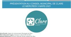 PRÉSENTATION AU CONSEIL MUNICIPAL DE CLARE LE MERCREDI 3 MARS 2021 - Amy Paradis, Agente de communication, Municipalité de Clare Marc-Alexandre ...