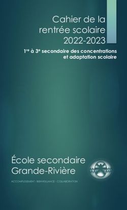 Cahier de la rentr&eacute;e scolaire 2022-2023 - &Eacute;cole secondaire Grande-Rivi&egrave;re