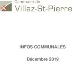 INFOS COMMUNALES Décembre 2019 - Commune de Villaz