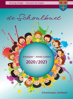 De Schoulbuet - 2020 / 2021 Schouljoer - Ann&eacute;e scolaire - Schoulcampus L&euml;mbaach - Commune de Lintgen