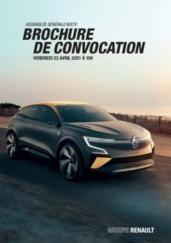 BROCHURE DE CONVOCATION - VENDREDI 23 AVRIL 2021 &Agrave; 15H - Groupe Renault