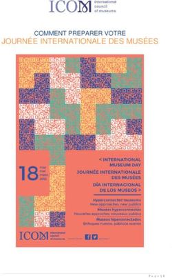 JOURNÉE INTERNATIONALE DES MUSÉES - COMMENT PREPARER VOTRE - ICOM