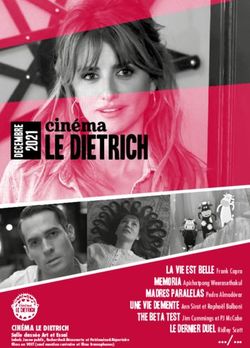 CIN&Eacute;MA LE DIETRICH - Cin&eacute;ma Le Dietrich