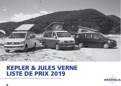 KEPLER & JULES VERNE LISTE DE PRIX 2019 - Westfalia Mobil