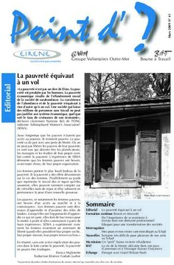 La pauvret&eacute; &eacute;quivaut &agrave; un vol - Eirene Suisse