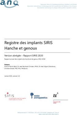 Registre des implants SIRIS Hanche et genoux - Version abr&eacute;g&eacute;e - Rapport SIRIS 2020 - ANQ