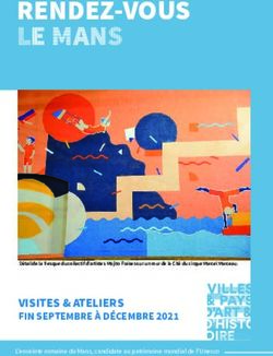 RENDEZ-VOUS LE MANS - VISITES & ATELIERS FIN SEPTEMBRE &Agrave; D&Eacute;CEMBRE 2021