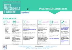 INSCRIPTION 2020-2021 - Institut ...