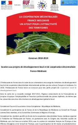 Soutien aux projets de développement local et de coopération décentralisée France-Moldavie