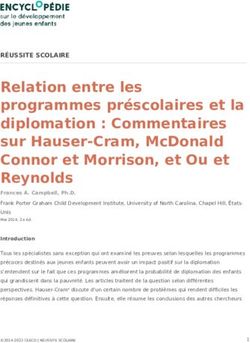 RELATION ENTRE LES PROGRAMMES PR&Eacute;SCOLAIRES ET LA DIPLOMATION : COMMENTAIRES SUR HAUSER-CRAM, MCDONALD CONNOR ET MORRISON, ET OU ET REYNOLDS