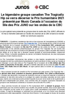 Le l&eacute;gendaire groupe canadien The Tragically Hip se verra d&eacute;cerner le Prix humanitaire 2021 pr&eacute;sent&eacute; par Music Canada &agrave; l'occasion du 50e des Prix ...
