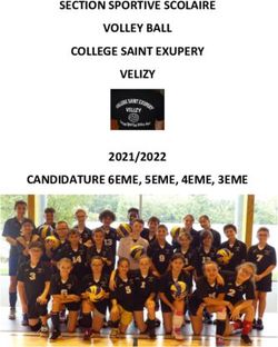 SECTION SPORTIVE SCOLAIRE VOLLEY BALL COLLEGE SAINT EXUPERY VELIZY CANDIDATURE 6EME, 5EME, 4EME, 3EME 2021/2022