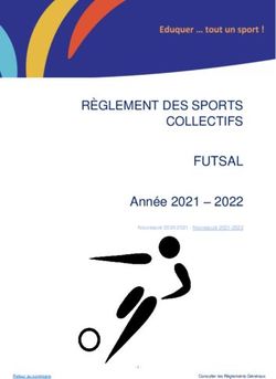 FUTSAL RÈGLEMENT DES SPORTS COLLECTIFS - Année 2021 2022 - Ugsel Nationale