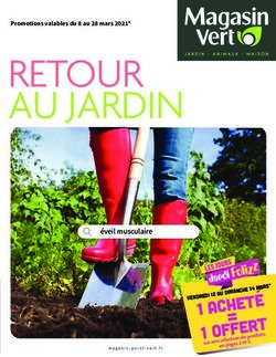 RETOUR AU JARDIN - Point Vert
