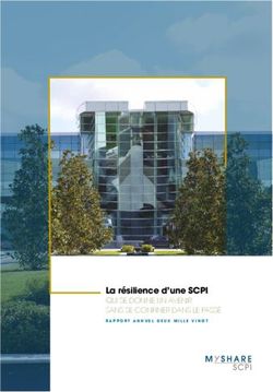 La résilience d'une SCPI - QUI SE DONNE UN AVENIR SANS SE CONFINER DANS LE PASSÉ - Primaliance