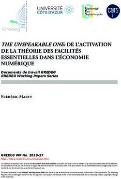 THE UNSPEAKABLE ONE: DE L'ACTIVATION DE LA THÉORIE DES FACILITÉS ESSENTIELLES DANS L'ÉCONOMIE NUMÉRIQUE - CNRS