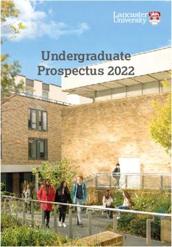 Undergraduate Prospectus 2022 - Lancaster University