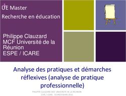 Analyse des pratiques et démarches réflexives (analyse de pratique professionnelle) - UE Master Recherche en éducation - Philippe Clauzard