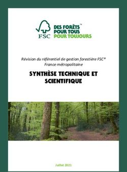 Révision du référentiel de gestion forestière FSC France métropolitaine - Juillet 2021 - Juillet 2021