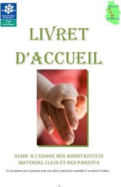 Livret D Accueil Guide L Usage Des Assistant E S Maternel Le S Et Des Parents