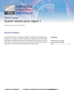 Quatre raisons pour signer ! - TRUMP ET L'ALÉNA - IEIM-UQAM