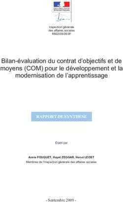 Bilan-évaluation du contrat d'objectifs et de moyens (COM) pour le développement et la modernisation de l'apprentissage