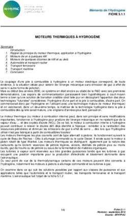 MOTEURS THERMIQUES &Agrave; HYDROG&Egrave;NE - Afhypac