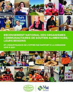 RECENSEMENT NATIONAL DES ORGANISMES COMMUNAUTAIRES DE SOUTIEN ALIMENTAIRE, LEURS BESOINS - ET L'INSUFFISANCE DE L'OFFRE PAR RAPPORT &Agrave; LA DEMANDE ...