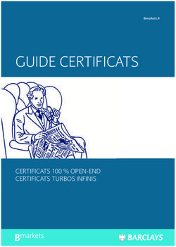 GUIDE CERTIFICATS - CERTIFICATS 100 % OPEN-END CERTIFICATS TURBOS INFINIS - Bmarkets.fr
