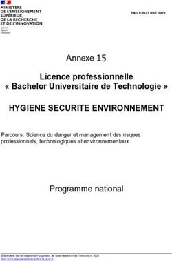 HYGIENE SECURITE ENVIRONNEMENT - Annexe 15 Licence professionnelle " Bachelor Universitaire de Technologie " - cache.media.education ...