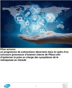 Pfizer annonce un programme de subventions décernées dans le cadre d'un concours (processus d'examen interne de Pfizer) afin d'optimiser la prise ...