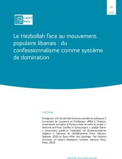 Le Hezbollah face au mouvement populaire libanais : du confessionnalisme comme système de domination - CAREP Paris