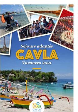 Cavla Vacances 2021 - IME La Cigale